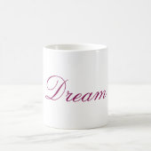 Mug Dream texte de typographie (Centre)