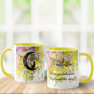 Mug Dreamcatcher avec chat   Suivez vos rêves