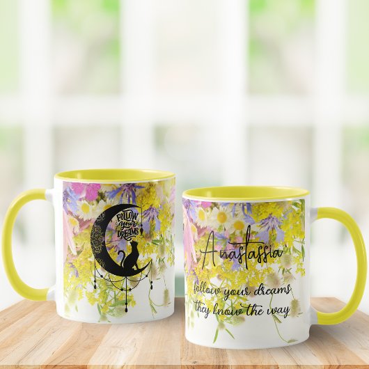 Mug Dreamcatcher avec chat | Suivez vos rêves