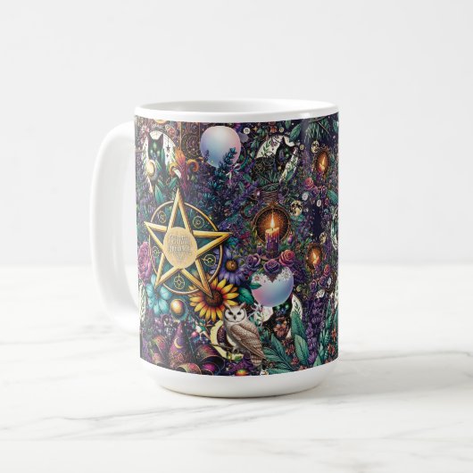 Mug Dreamer céleste Design mystique païen et nature (Devant gauche)