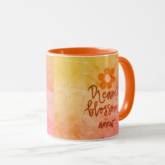 Mug Dreams Blossom Anew (Devant droit)