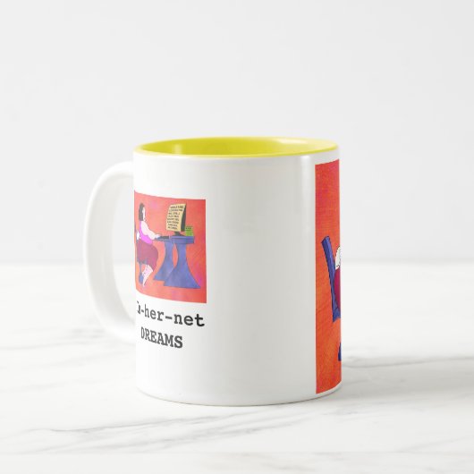 Mug DREAMS dans son réseau (Devant gauche)
