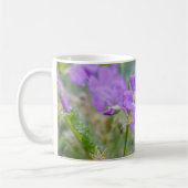 Mug Dreamy Lilac Fleur sauvage Geranium Photo Et Nom (Gauche)