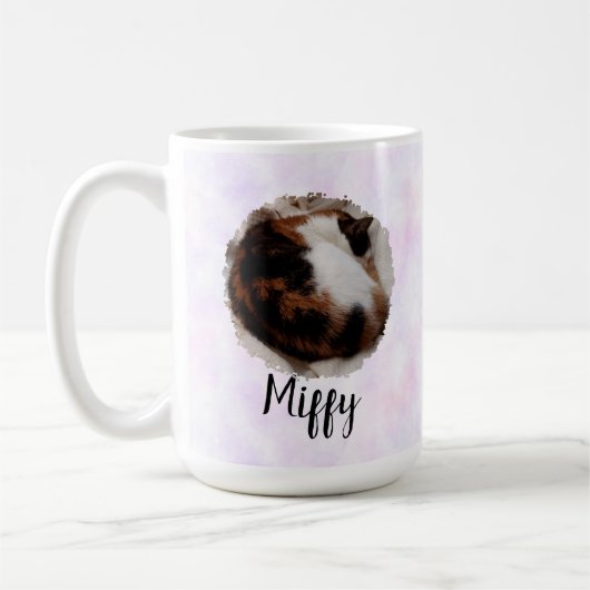Mug Dreamy rose et violet photo (Gauche)