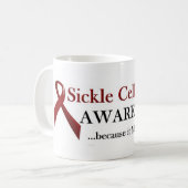 Mug Drépanocyte de soutien (Devant gauche)