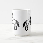 Mug Dressage horse trotting (Centre)