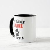 Mug dresseur de chiens, je m' assois (Devant gauche)