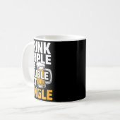 Mug Drink Triple See Double Act Single - Funny Drinkin (Devant gauche)