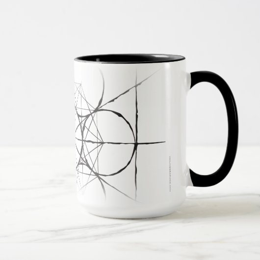 Mug Drinkware du cube de Metatron sacré artistique de (Droite)