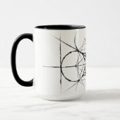 Mug Drinkware du cube de Metatron sacré artistique de (Gauche)