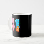 Mug Drip 41 Mème Style de Baseball Cool Numéro Quarant (Devant gauche)