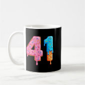 Mug Drip 41 Mème Style de Baseball Cool Numéro Quarant (Gauche)