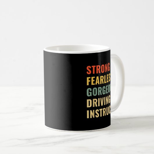 Mug Driving School Teacher Driving Instructor  (Devant droit)