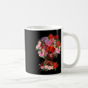 Mug Drogue de la Junetten Femmes Flower Black History