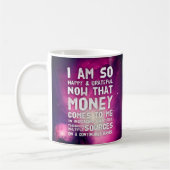 Mug Droit d'attraction Manifestation de l'argent Citat (Gauche)
