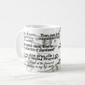 Mug Droit d'attraction Mantra Citation positive (Devant gauche)