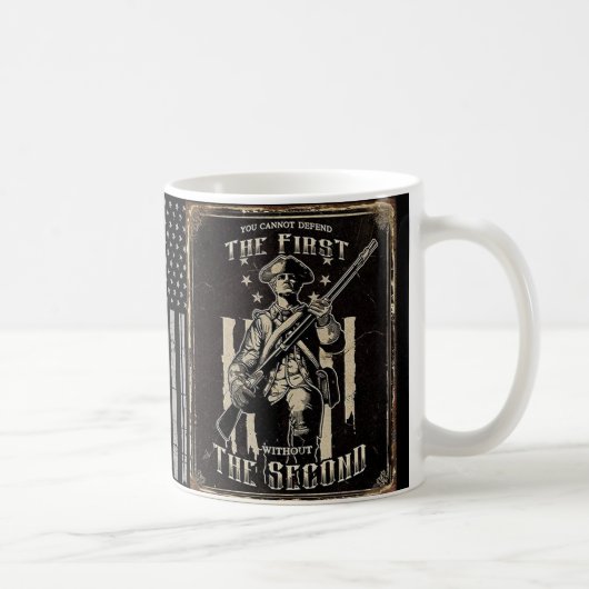 Mug Droit de port d'armes deuxième amendement relatif (Droite)