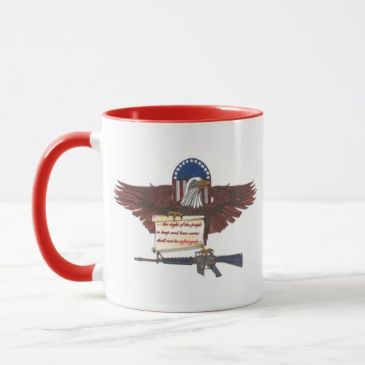 Mug Droit de porter des armes de boue (Gauche)