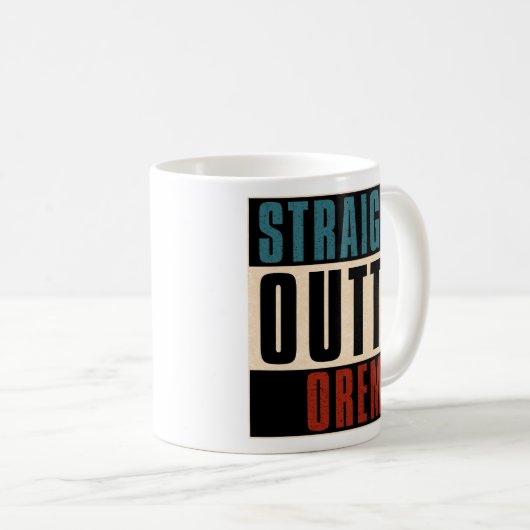 Mug Droite Outta Orem Utah UT (Devant droit)