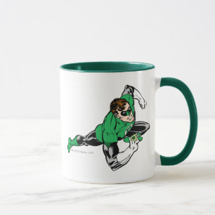Mug Droite verte de saut de lanterne