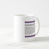 Mug Droits de premier amendement (Devant droit)