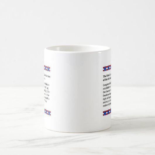 Mug Droits de premier amendement (Centre)