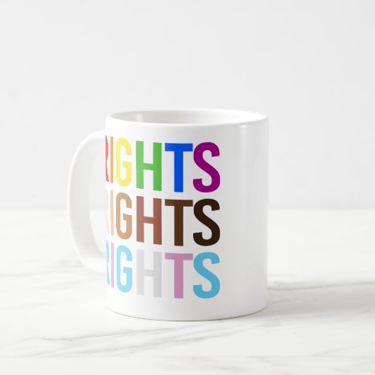 Mug Droits LGBTQ+ (Devant gauche)