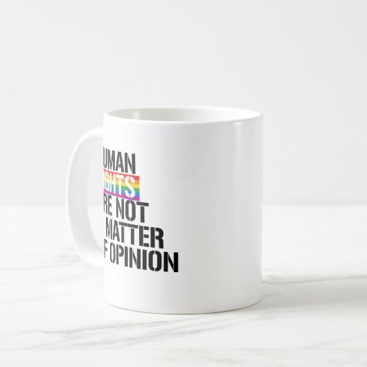 Mug Droits LGBTQ (Devant gauche)