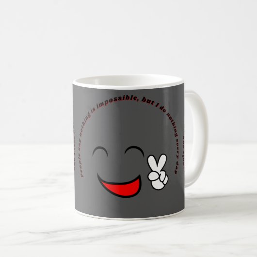 Mug drôle (Devant droit)