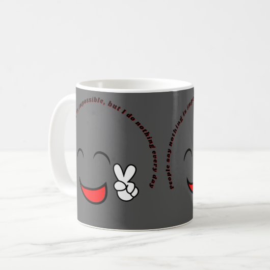 Mug drôle (Devant gauche)