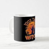 Mug Drôle 100% Cette Sorcière Halloween (Devant gauche)