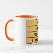 Mug drôle 40e anniversaire Quarantième anniversaire ca (Gauche)