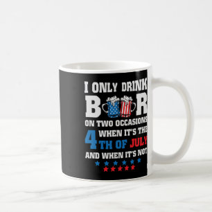 Mug Drôle 4 juillet-bière Amoureux Papa Boire Cadeau M
