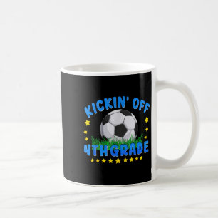Mug Drôle 4e année Kickin Off Soccer Retour à l'école