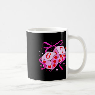 Mug Drôle 67 Dés Cœur Six Sept Mème Argot Couple V