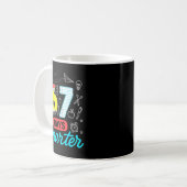 Mug Drôle 67 Jours Plus Intelligents Six Sept Mème Ens (Devant gauche)