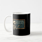 Mug Drôle 67 Mème Brainrot Blague Halloween Squelette (Gauche)