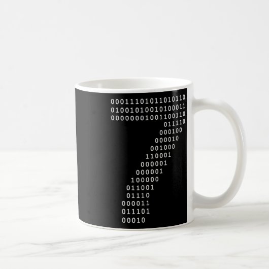 Mug Drôle 67 Mème Code Binaire Tech Geek Numérique Six (Droite)