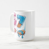 Mug Drôle 67 Mème Donut Glace Argot Gen Alpha (Devant gauche)