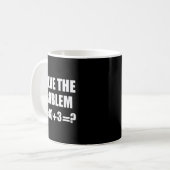 Mug Drôle 67 Meme Pemdas Prof de Mathématiques Élément (Devant gauche)