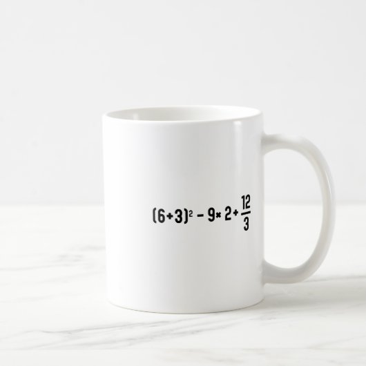 Mug Drôle 67 Mème Pemdas Prof de Maths Élémentaire Cer (Droite)