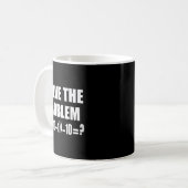 Mug Drôle 67 Mème Pemdas Prof de maths élémentaire Cer (Devant gauche)