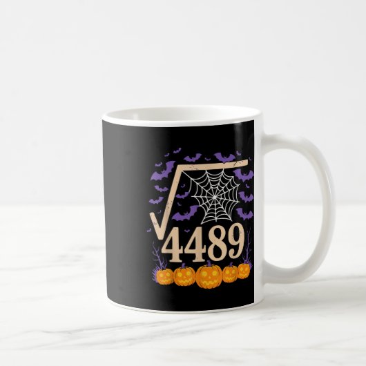 Mug Drôle 67 Mème Prof de maths 6 7 Racine carrée 4489 (Droite)