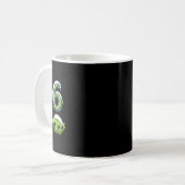 Mug Drôle 67 Mème Six Sept Monstre Épouvantable Mains (Devant gauche)