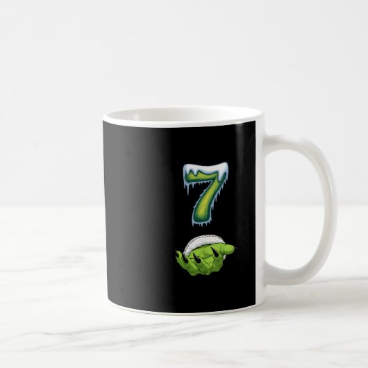 Mug Drôle 67 Mème Six Sept Monstre Épouvantable Mains (Droite)
