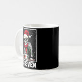 Mug Drôle 67 Meme Squelette 67 Noël Fête Femmes (Devant gauche)