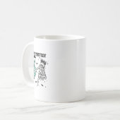 Mug Drôle 67 Meme Squelette effrayant Six Sept Générat (Devant gauche)