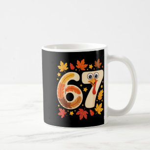 Mug Drôle 67 Meme Thanksgiving Jour de la dinde d'auto