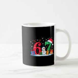 Mug Drôle 67 Noël 6 7 Six Sept Mème 6 7 Correspondant