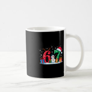 Mug Drôle 67 Noël 6 7 Six Sept Mème 6 7 Correspondant